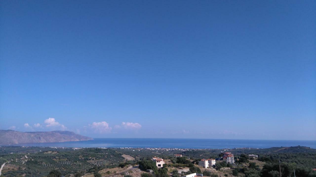360 Panorama House - Gazing At Horizon And The Stars Of The Galaxy In The Night - Fresh Cool Breeze Most Of The Time - Just 7 Min From The Beach Kournás Dış mekan fotoğraf