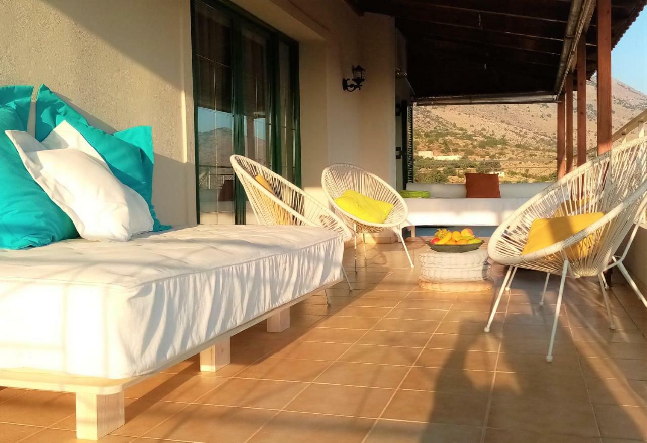 360 Panorama House - Gazing At Horizon And The Stars Of The Galaxy In The Night - Fresh Cool Breeze Most Of The Time - Just 7 Min From The Beach Kournás Dış mekan fotoğraf