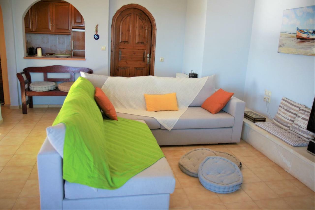 360 Panorama House - Gazing At Horizon And The Stars Of The Galaxy In The Night - Fresh Cool Breeze Most Of The Time - Just 7 Min From The Beach Kournás Dış mekan fotoğraf